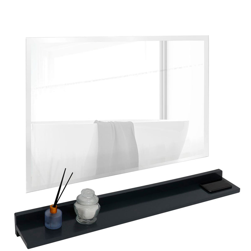 Bellaterra Home WS35-DG-315 35" storage cabinet, Dark Gray, front view on a white background