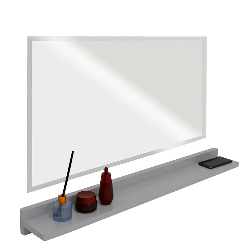 Bellaterra Home WS35-LG-315 35" storage cabinet, Light Gray, front view on a white background