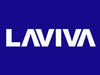 Here is a good alt tag for the image:

**White "LAVIVA" text on a dark blue background.**
