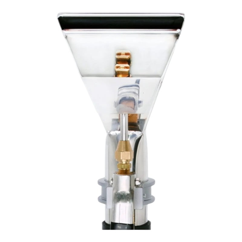 bottom open zoom view of edic 1039 9502fb stainless steel cleaning tool with heat for detailed upholstery care.