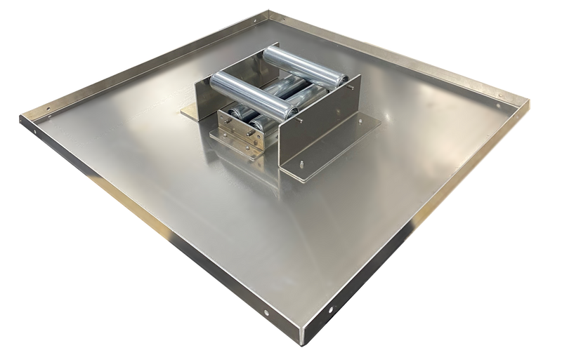 CAP Classic underside with the roller assembly mounted over the slot