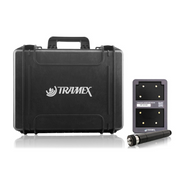 Tramex Concrete Determinator Kit - CDK A detailed image of the Tramex Concrete Determinator Kit, showcasing the device designed for measuring moisture in concrete. The kit includes the main unit and a small assortment of tools, all displayed against a neutral background.