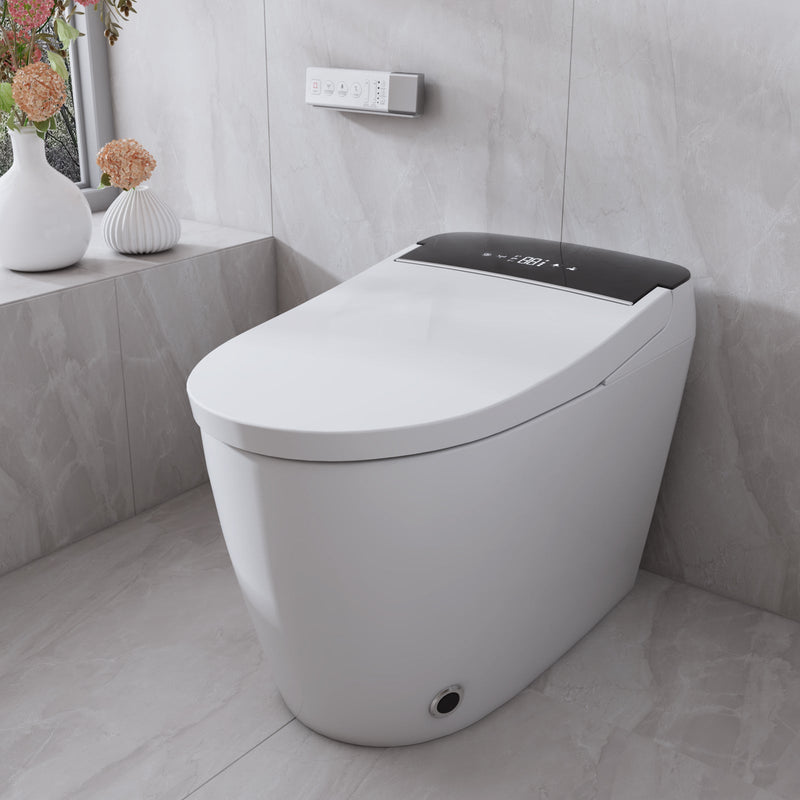T105 White Smart Toilet with LED Screen & Bidet (image 1)