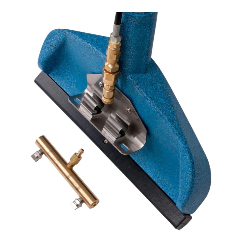 close up view of edic 1501ack triton carpet wand and 15 vacuum hose assembly tool kit for precision cleaning.