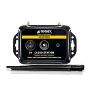 Tramex TREMS-WME-MC - Remote Environmental Monitoring System WME/MC A sleek white cloud station designed for environmental monitoring, featuring a digital display and user-friendly interface.