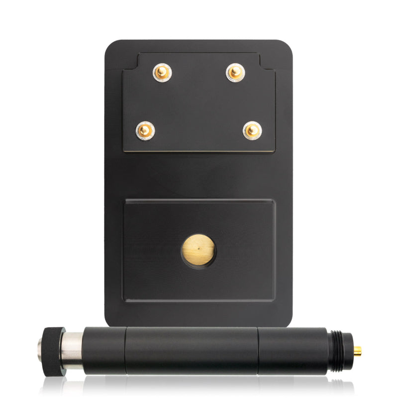 Tramex Concrete Determinator Kit - CDK Detailed image of the Tramex Concrete Moisture Probe Back Plate with Probe, showcasing its design and features, used for measuring moisture levels in concrete.