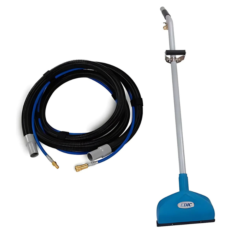 complete kit edic 2501ack 500 triton carpet wand and hose tool kit for 500 psi units.