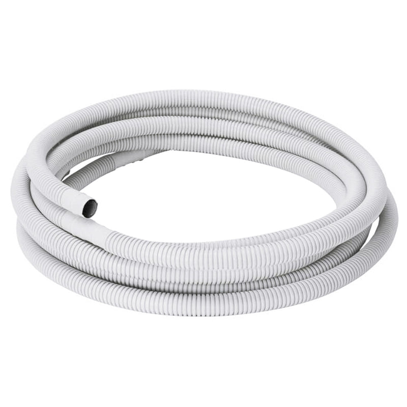 Coil of CoolGuard oyster white corrugated condensate drain line