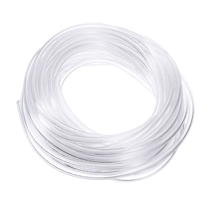 CoolGuard clear vinyl drain line laid in loose loops