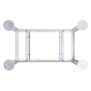 Weldbracket stand seen from above with its round footplates