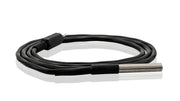 Tramex Concrete Coatings Installer Tech Kit - CCTK: An image showing the Tramex Surface Contact Temperature Probe, which is designed to attach to the DL RHTA and DL RHTX meters. The probe features a sleek metallic construction with a temperature sensing tip and a cable for easy connectivity.