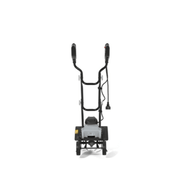 Dapper Supply 14-inch electric tiller cultivator rear view.