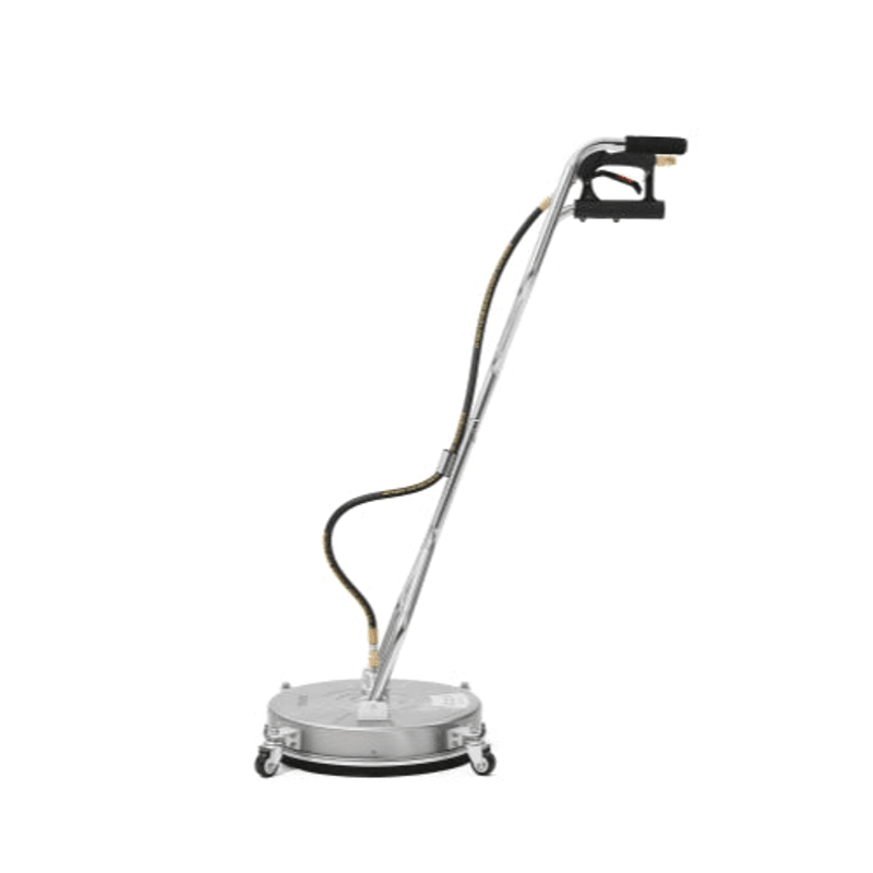 Dapper Supply 18-inch pressure washer surface cleaner side view.
