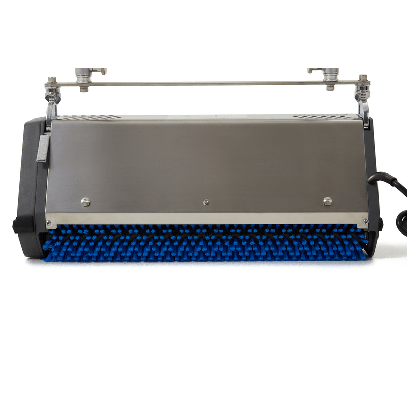 Dapper Supply 22-inch counter-rotating brush machine brush head low front view.