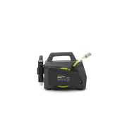 Dapper Supply 5-in-1 portable steam cleaner side view with specification label.