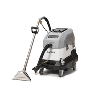 Dapper Supply 500 PSI heated carpet extractor front angle with stainless steel wand.