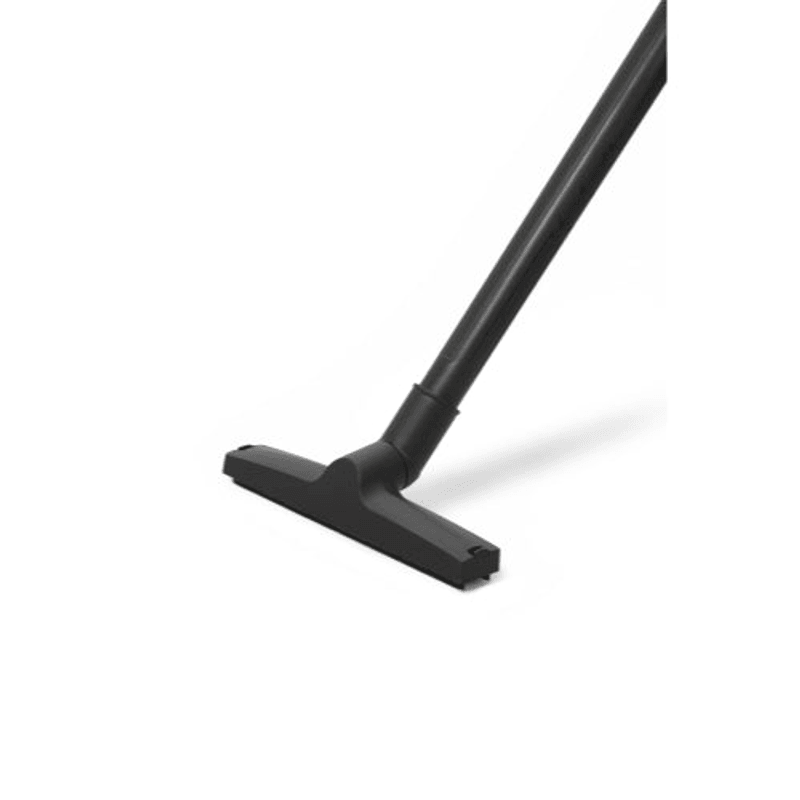Dapper Supply 6-gallon wet/dry vacuum floor nozzle and wand closeup.