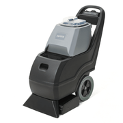Dapper Supply commercial carpet extractor front angle view.