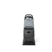 Dapper Supply commercial carpet extractor narrow front view.