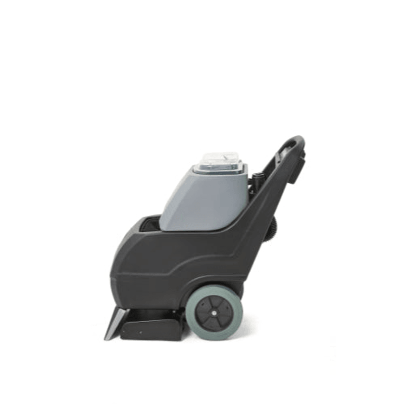 Dapper Supply commercial carpet extractor side profile view.