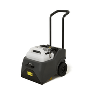 Dapper Supply 3-in-1 carpet restoration machine shown at a front angle with handle raised.