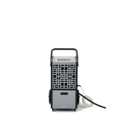 Dapper Supply 105-pint commercial dehumidifier front view with control panel and intake grille.