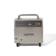 Dapper Supply commercial steam cleaner front view with control panel.