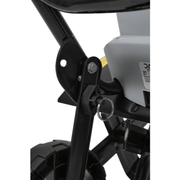 Dapper Supply electric tiller four-position depth adjustment bracket and pin.