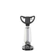 Dapper Supply 17-inch floor buffer polisher rear view of the handle and body.