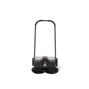 Dapper Supply 22-inch battery-powered sweeper front view.