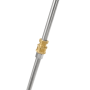 Dapper Supply 15-inch pressure washer surface cleaner extension wand coupler closeup.