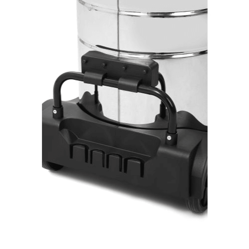Dapper Supply wet/dry vacuum base and handle closeup.