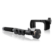 Tramex Building Survey Master Kit - BSMK: Image shows an extension handle and bracket for use with ME5 and CME5 moisture meters, featuring a sturdy design suitable for building surveys.