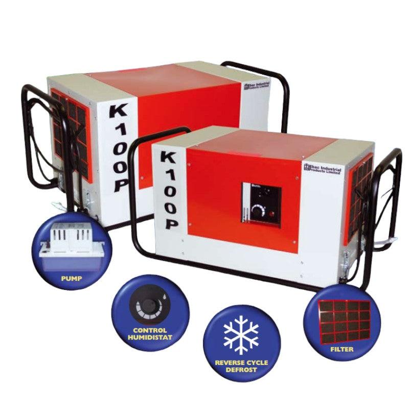 Ebac K100P 97-Pint Commercial Dehumidifier 10241HZ-US (image 2)