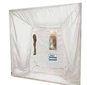 ECU4 disposable envelope deployed, a white single-use liner with clear windows