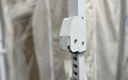 ECU4 frame leg pin lock used to set the unit height