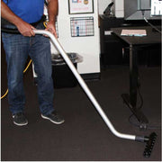 edic 1000tv atlas backpack vacuum with atlas aluminum wand square web for superior reach.