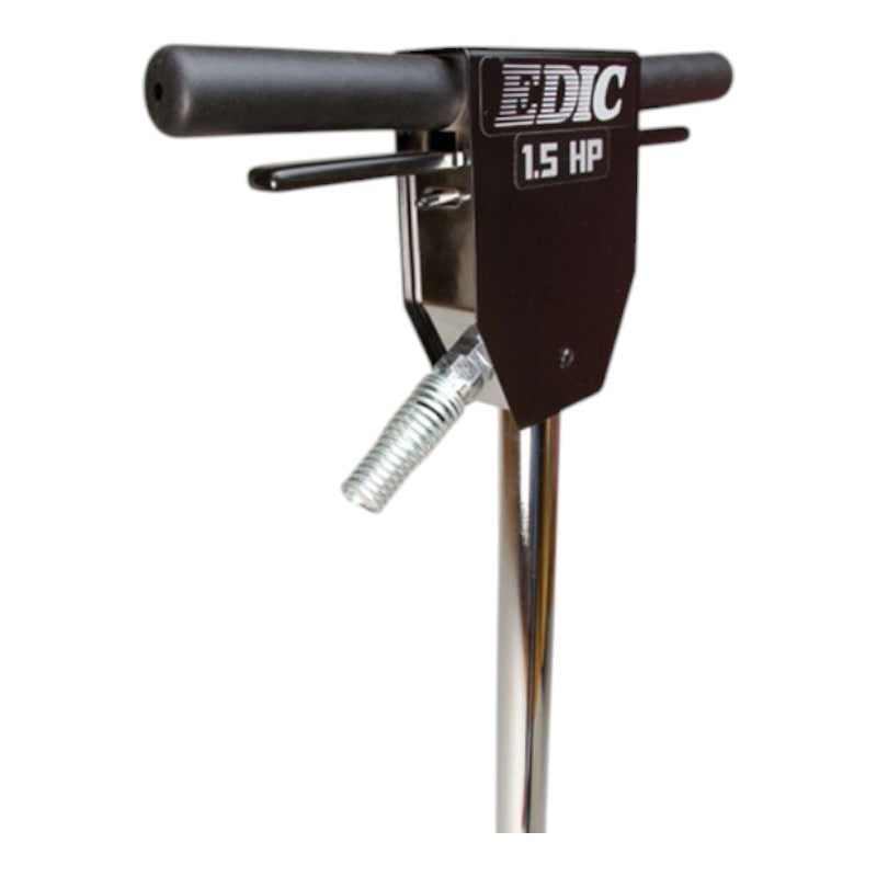 edic 17ds3 bk sv saturn dual speed floor buffer machine handle view for comfortable operation.