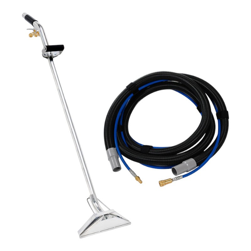 edic 2534ack 500 carpet tool kit w double bend wand and 25 ft hose for professional carpet care.