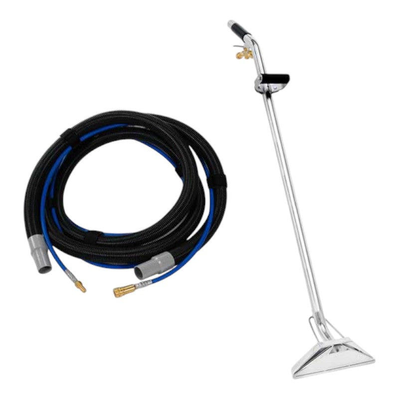 edic 2534ack carpet tool kit double bend wand and 25 ft hose for professional cleaning applications.