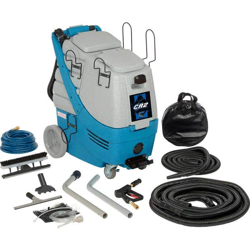 edic 2700rc ck cr2 restroom and carpet kit system with all tools for complete cleaning.