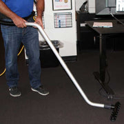 edic 600tv atlas backpack vacuum with atlas aluminum wand square web for precise cleaning.
