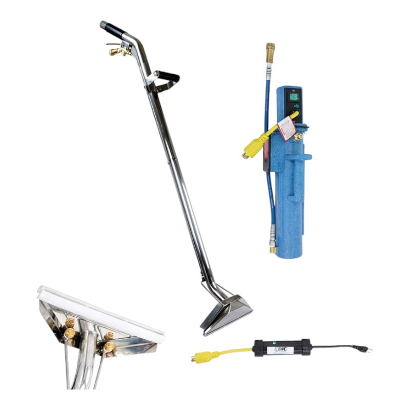 edic 705hr gk cr2 glidemaster carpet cleaning kit full kit for complete carpet care.