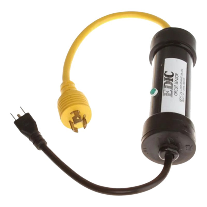 edic 988cs circuit locator with 1 wall outlet plug and 1 twistlock for efficient circuit detection.