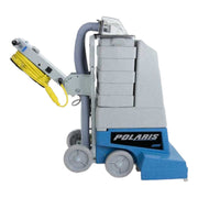 edic polaris 1201ps carpet extractor with handle for easy transport and use.