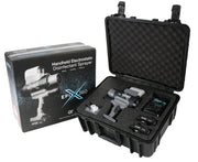 EMist EPIX360 bundle: retail box and open carrying case with sprayer, charger and two batteries