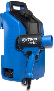 EMist EX7000 power pack with the spray wand docked on the front
