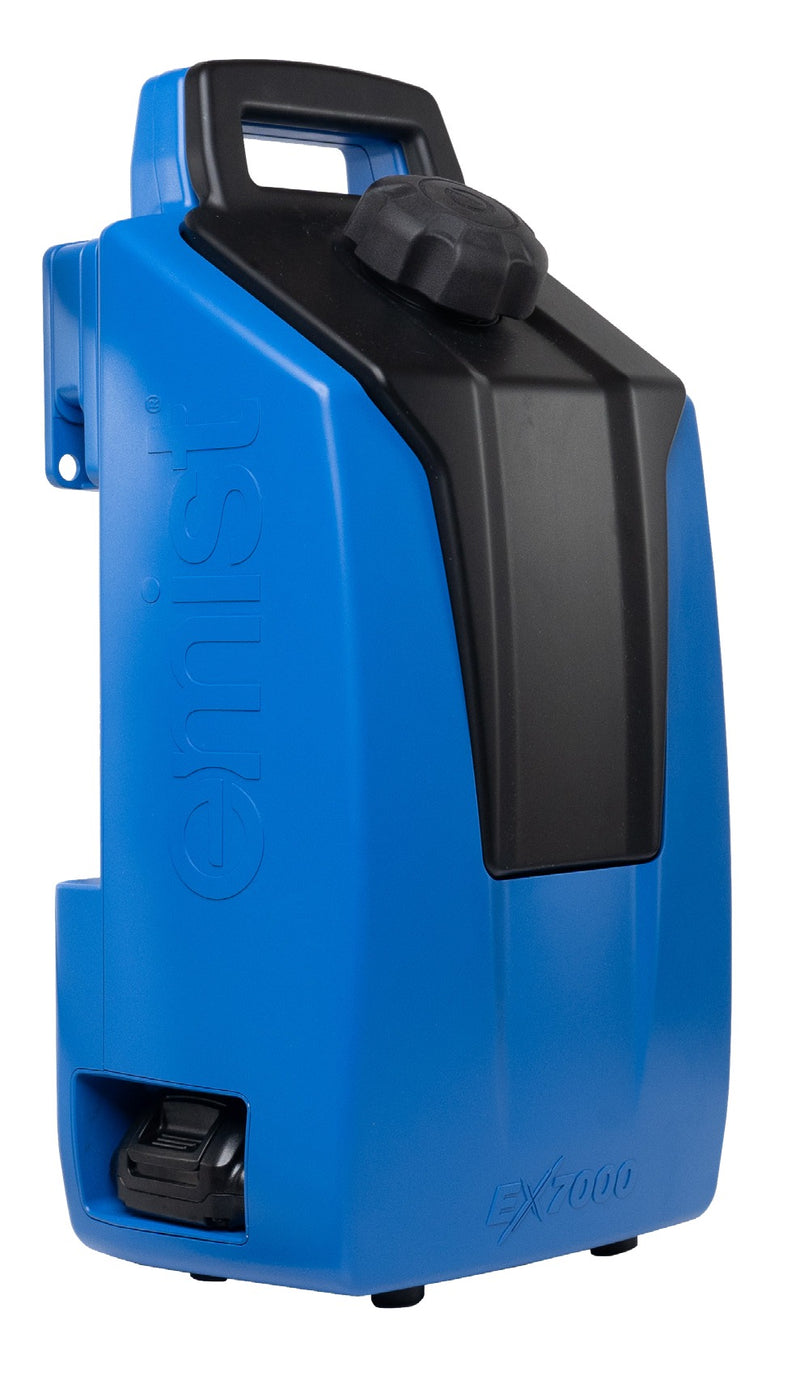 EMist EX7000 power pack with fill cap, carry handle and battery bay
