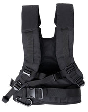 EMist EX7000 shoulder harness, rear view with padded straps and waist belt