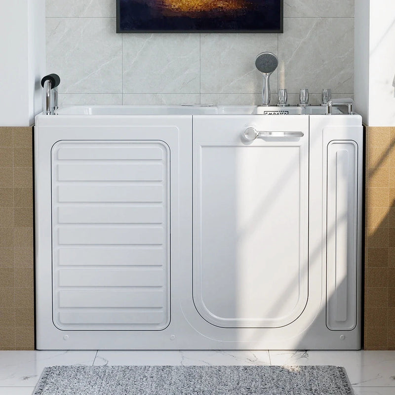 Empava EMPV-54WIT08 front view installed in an alcove, door closed
